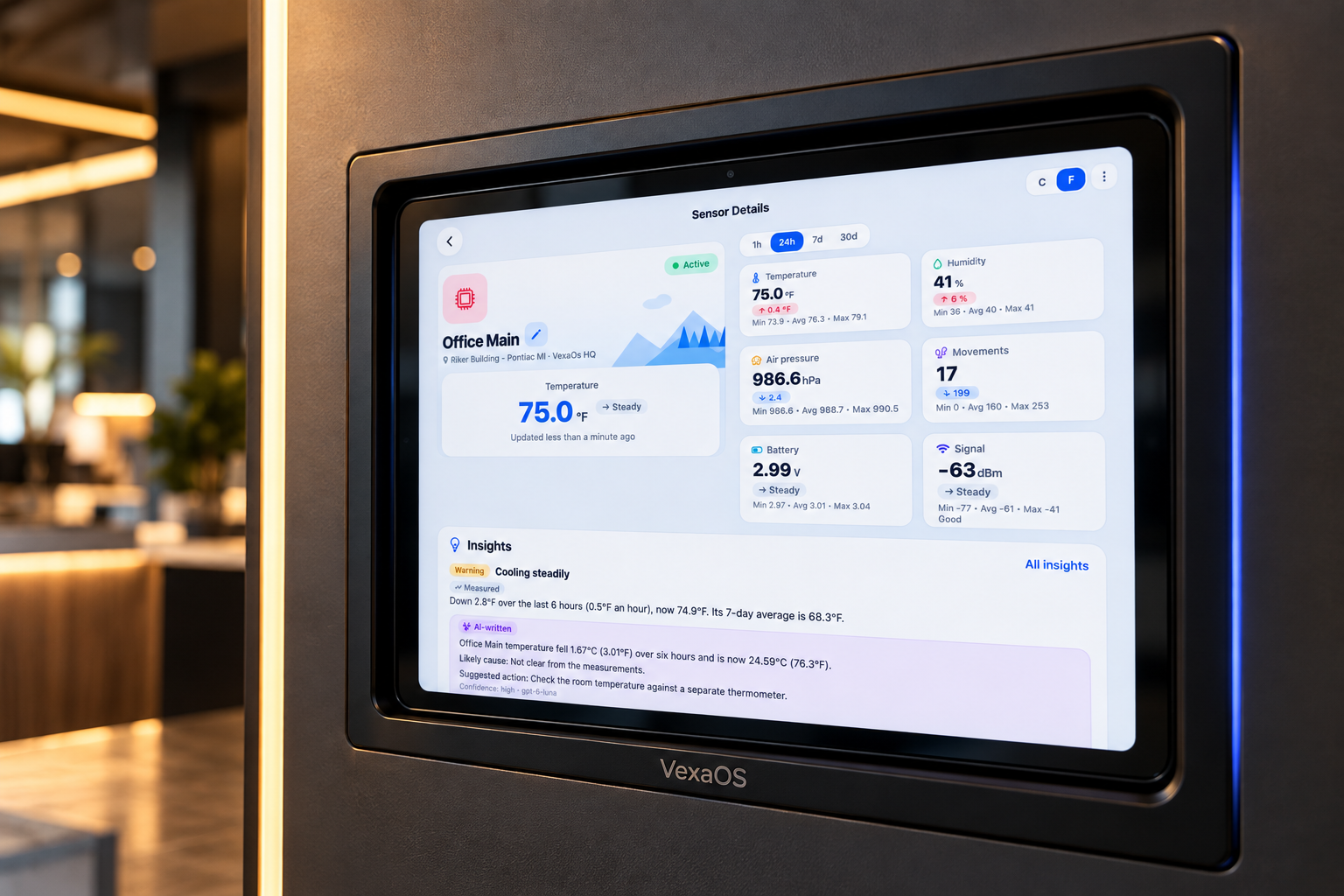 Photo of VexaOs TouchPanel™ | Signature Flush-Mount System